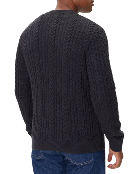 Jack&Jones maglia uomo con trecce blu 12283486 DARK NAVY JACK&JONES