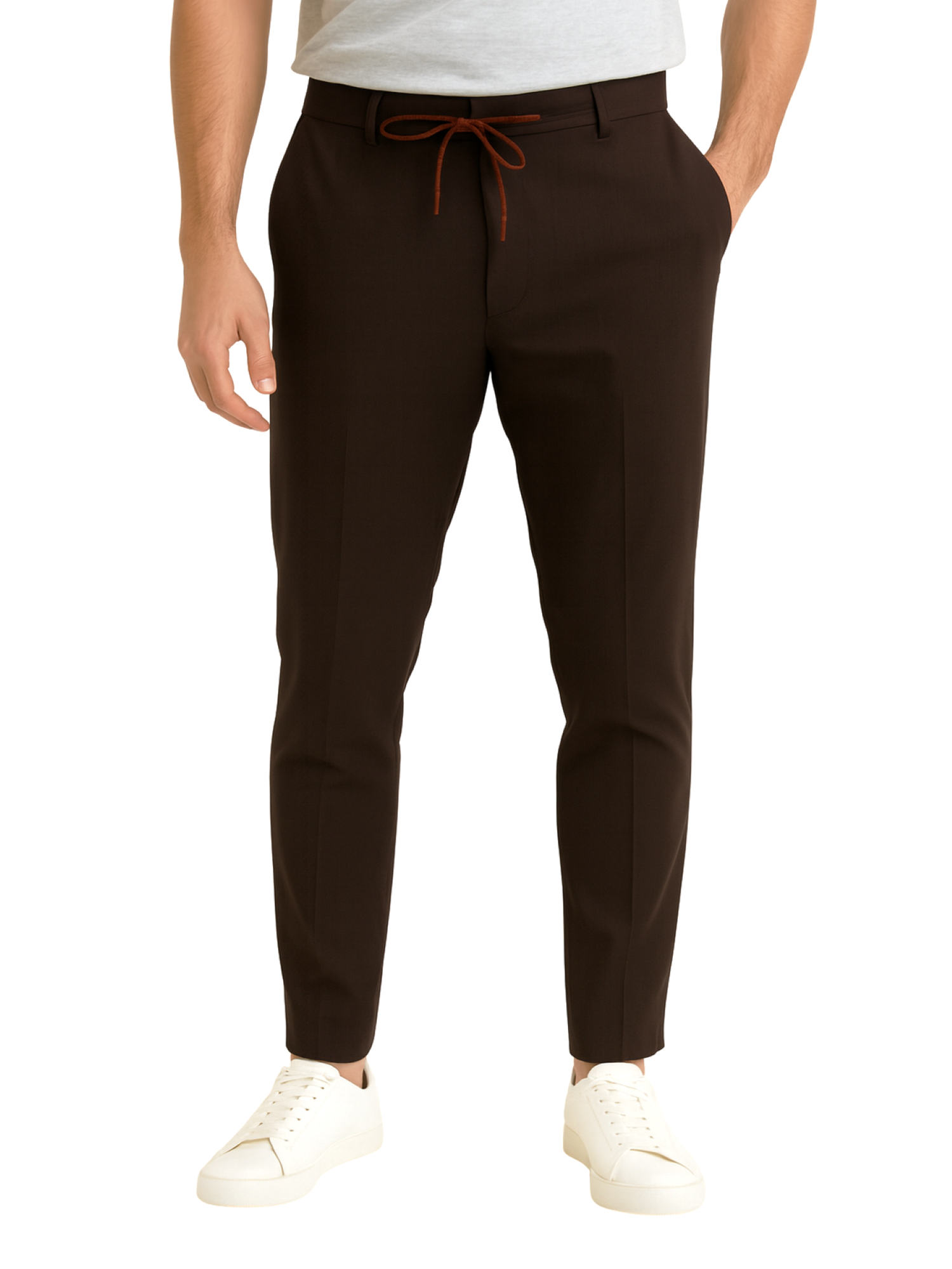 Rar pantaloni uomo slim Brando marrone BRANDO-126032 CACAO RAR