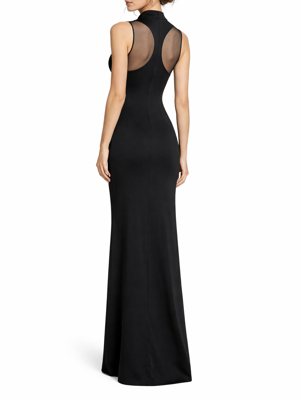 John Richmond abito lungo Dorin con trasparenze nero UWP26012VE BLACK John RICHMOND
