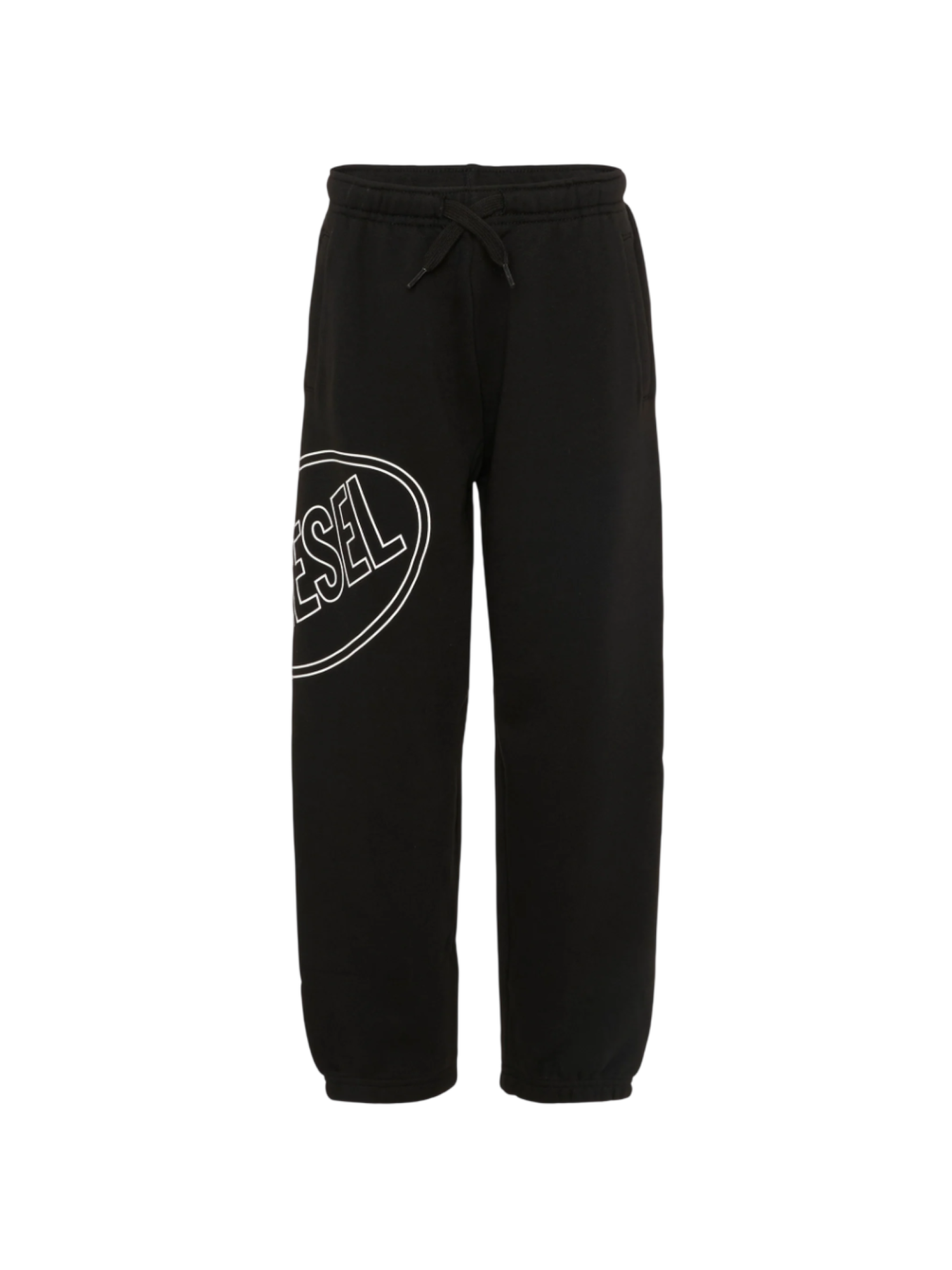 Diesel pantaloni bambino in felpa con logo nero J02661-0GEAD K900 DIESEL