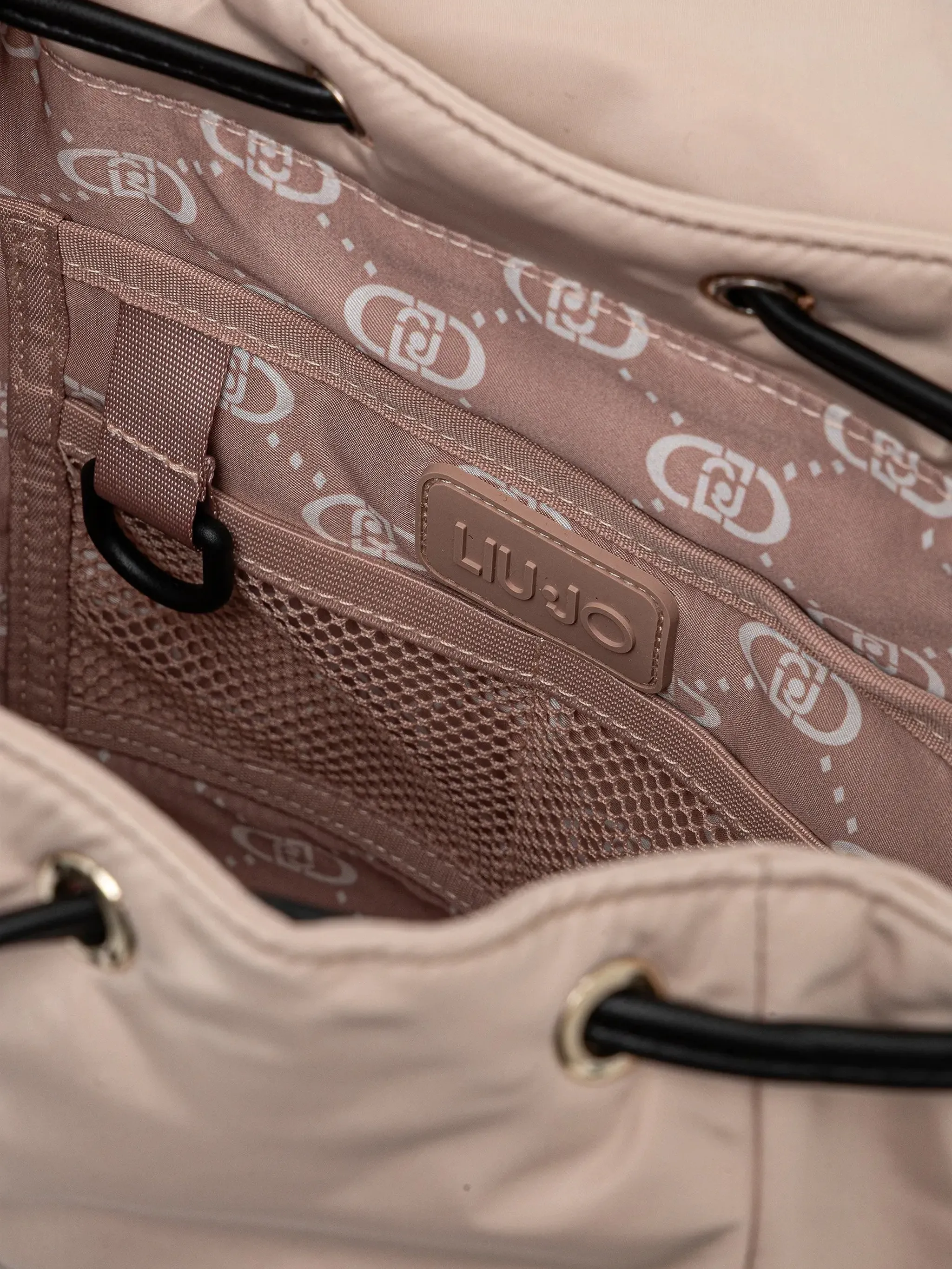 Liu Jo zaino donna in nylon con tasche beige TA6138T422A X0754 LIU JO