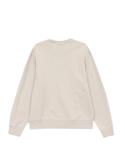 Calvin Klein Jeans felpa uomo con patch logato ecrù LV04RC273G 2JX Calvin Klein Jeans