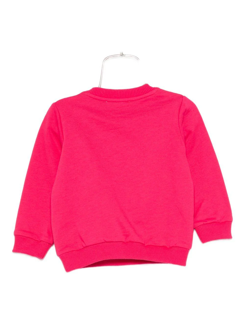 Moschino felpa neonata con orsetto fucsia MNF060-LCA40 50541 MOSCHINO