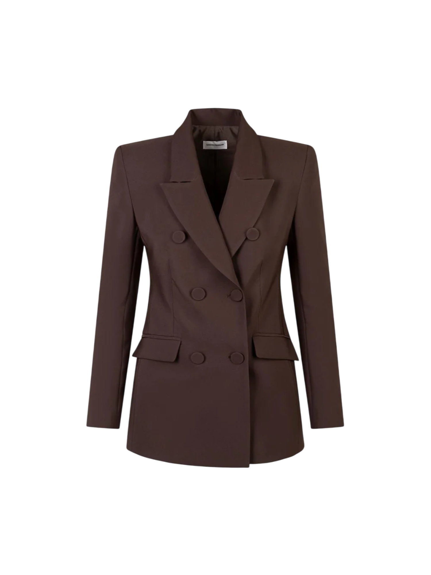 Sandro Ferrone giacca doppiopetto donna marrone S18YBFRARA MORO Sandro FERRONE