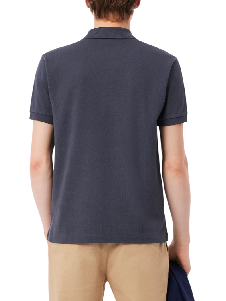 Lacoste polo manica corta 12.12 in piquè grigio scuro 1212 S5T LACOSTE