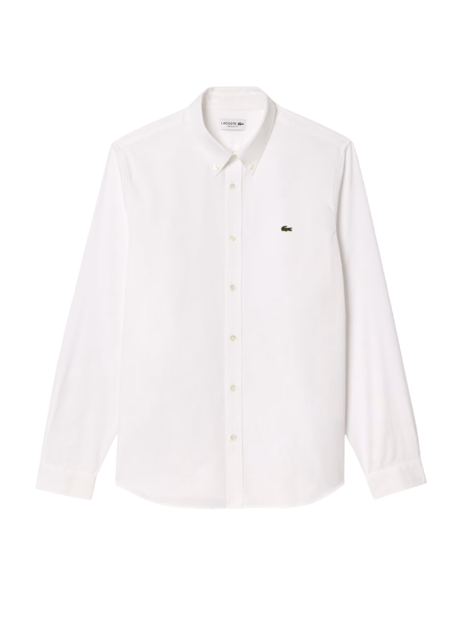 Lacoste camicia uomo manica lunga in cotone bianco CH2933 001 LACOSTE