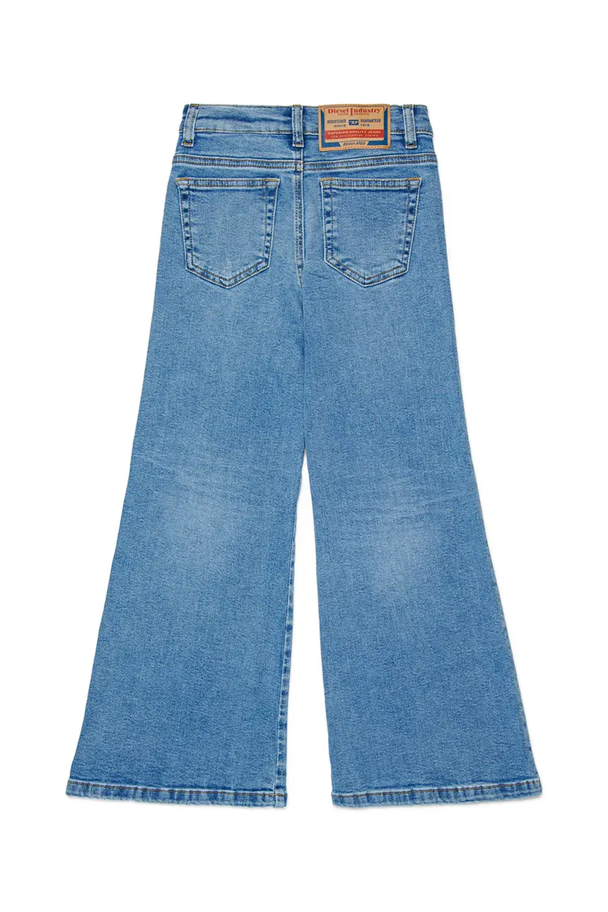 Diesel jeans bambina wide leg lavaggio chiaro J00816-KXBSX K01 DIESEL