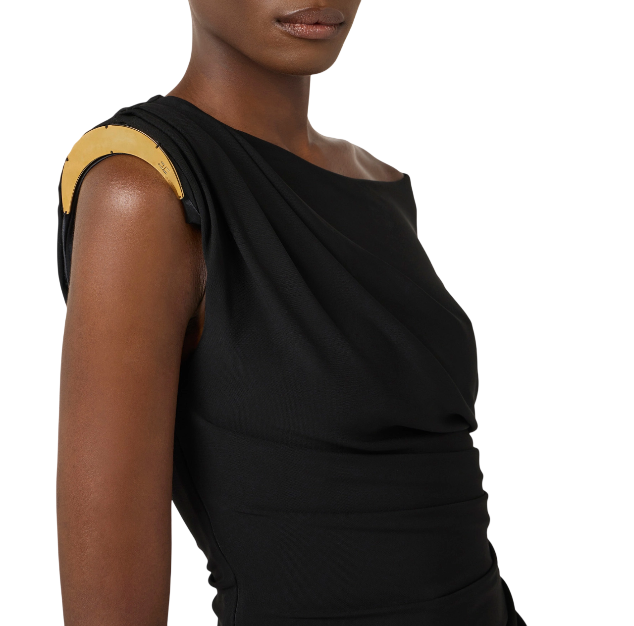 lungo, asimmetrico, dettaglio mezzaluna su spalla AB90661 110 ELISABETTA FRANCHI