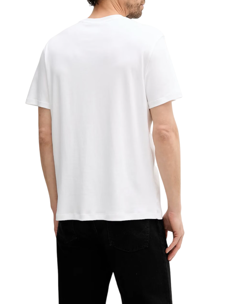 Calvin Klein T-shirt manica corta in cotone Pima bianco LV04LB275G YAF Calvin Klein