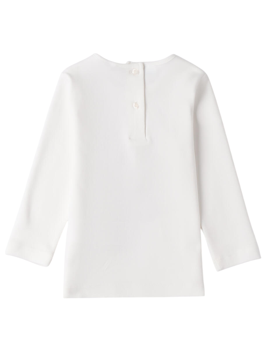 iDo T-shirt manica lunga con orsetti bianco 4F291 0112 iDO