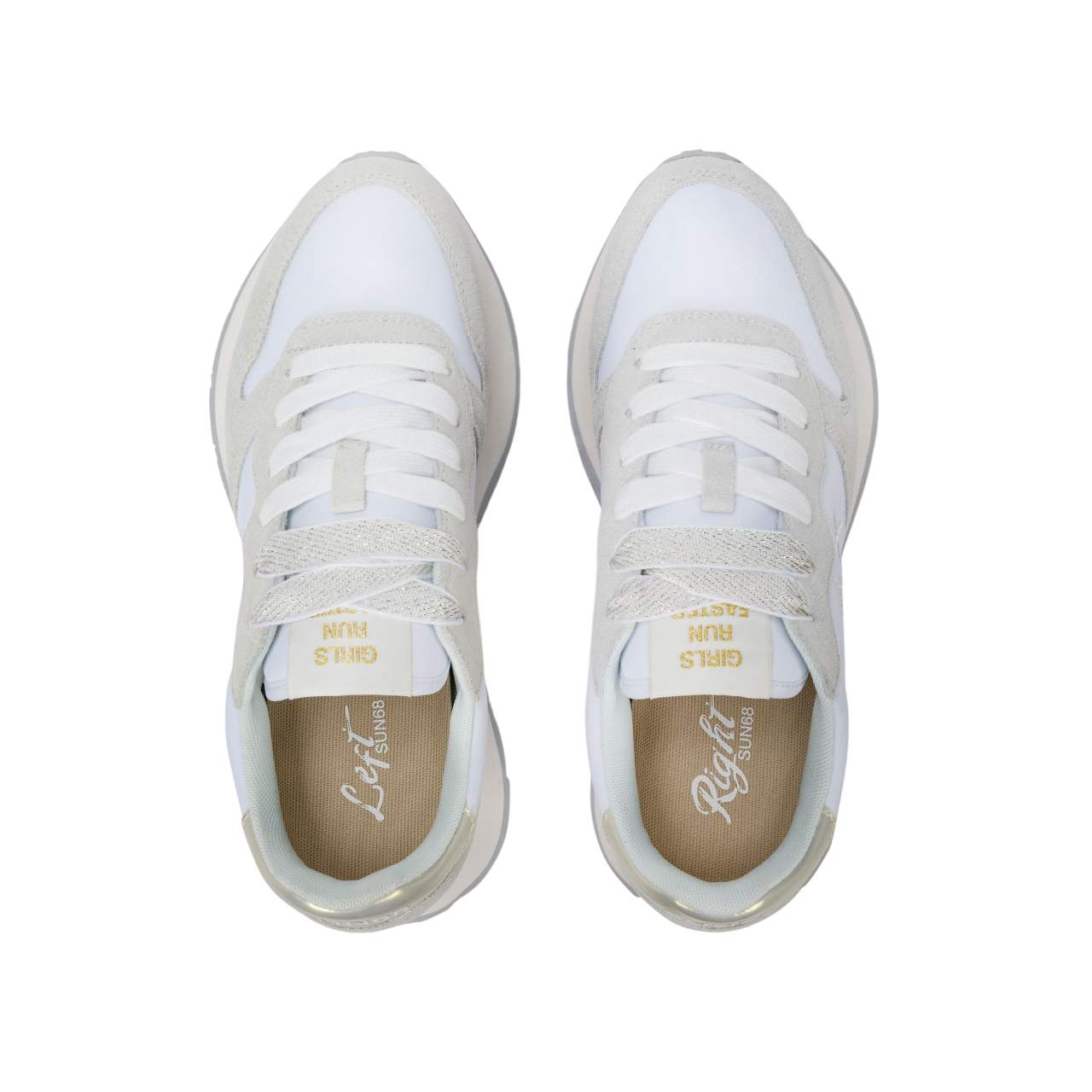 Sun68 sneakers donna Ally Gold Silver bianco Z36202 BIANCO SUN68