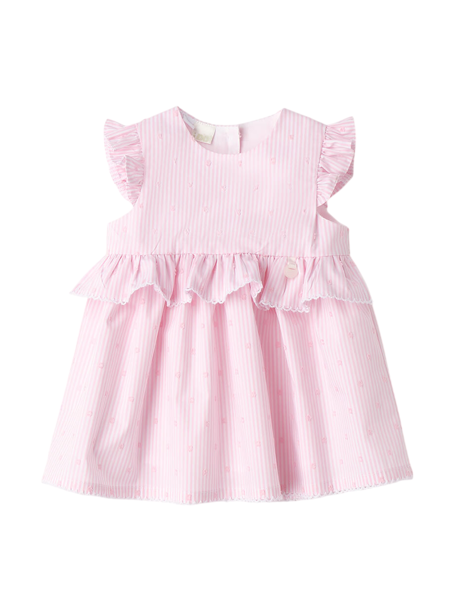 iDo abito neonata in fantasia a righe rosa 4G087 2738 iDO