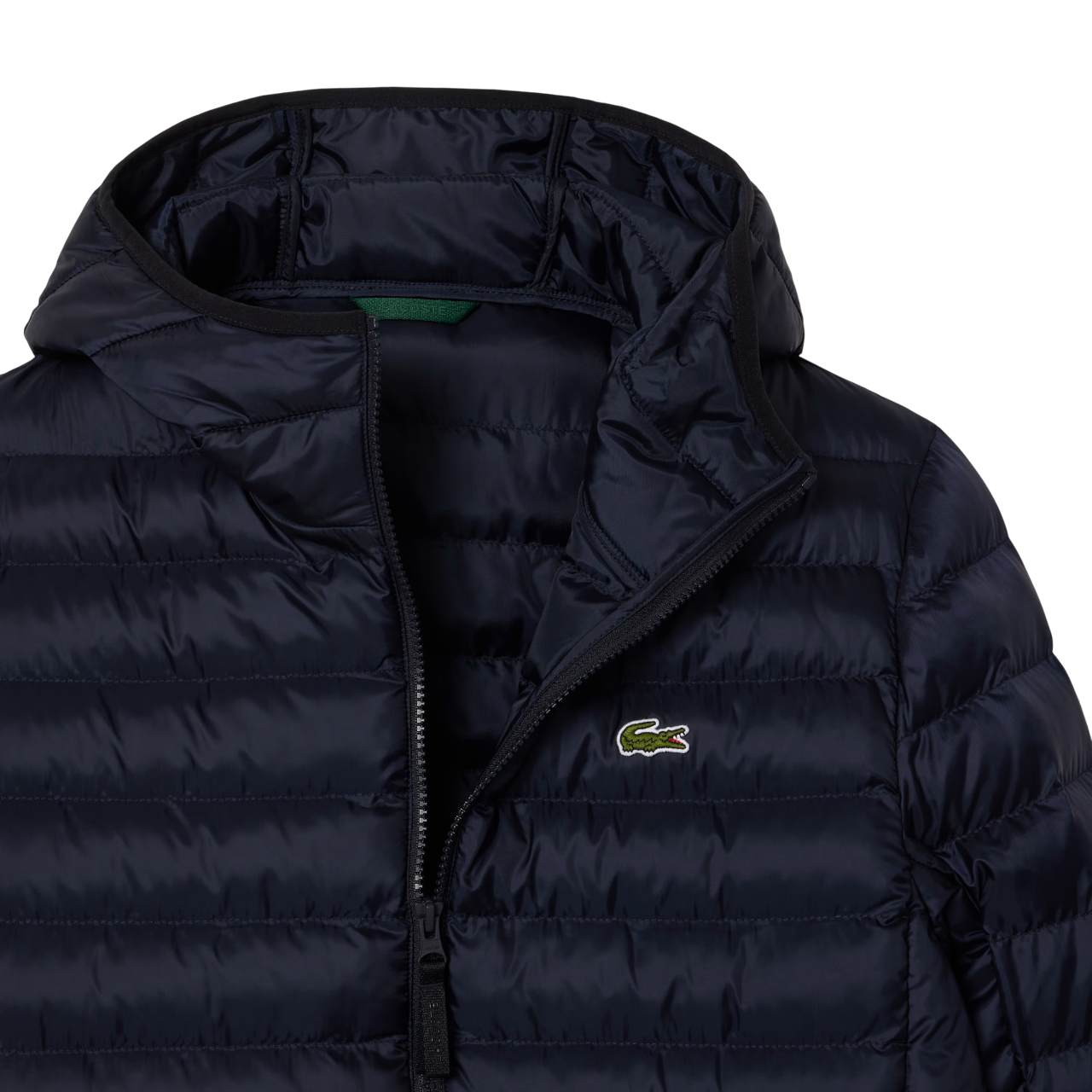 Lacoste piumino uomo trapuntato con cappuccio blu BH2909 HDE LACOSTE