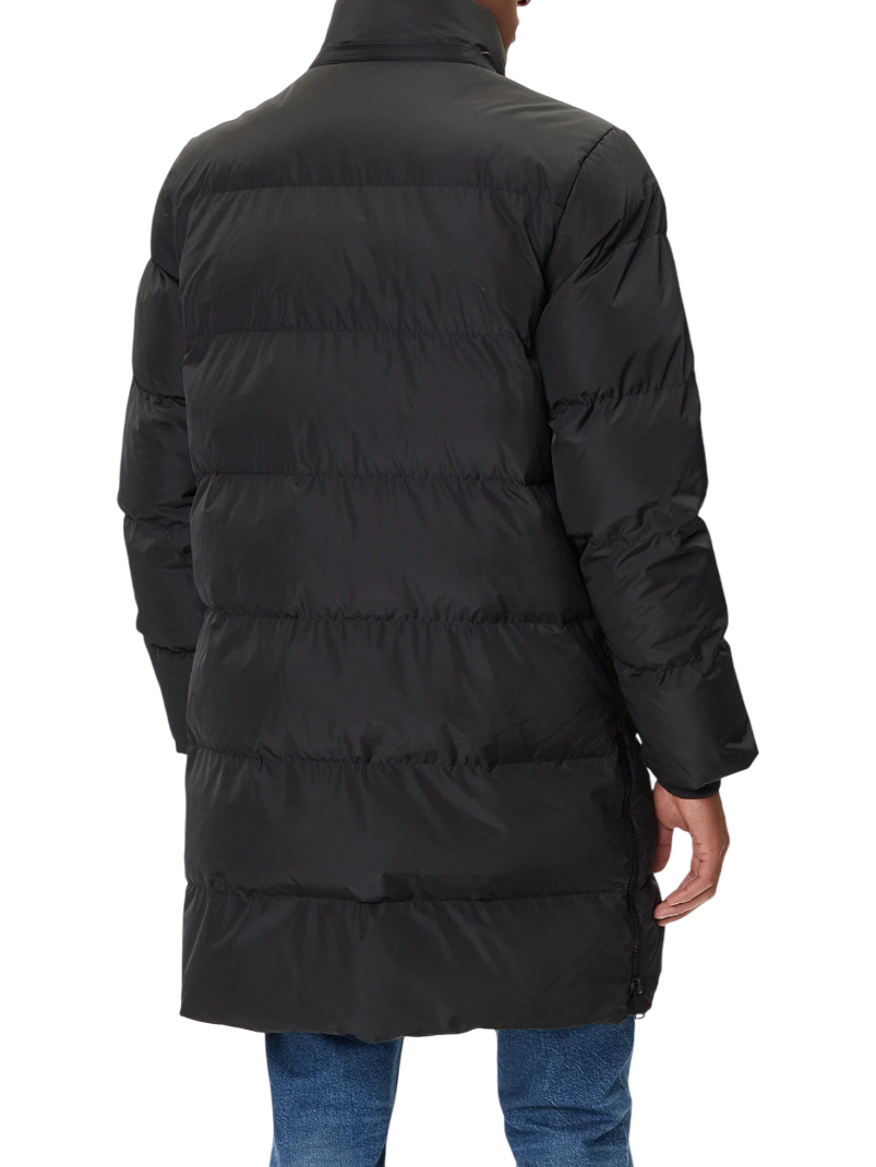 Karl Lagerfeld Jeans piumino lungo trapuntato con cappuccio nero A4M15028 999 KARL LAGERFELD