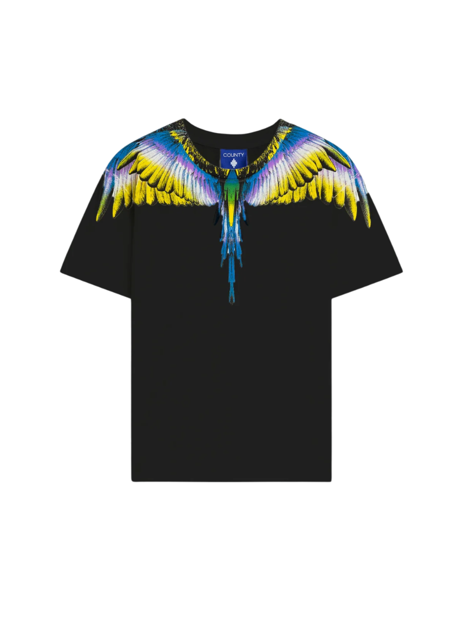 County of Milan T-shirt bambino con stampa iconica nero F5CMJBTH064 110 COUNTY OF MILAN KIDS