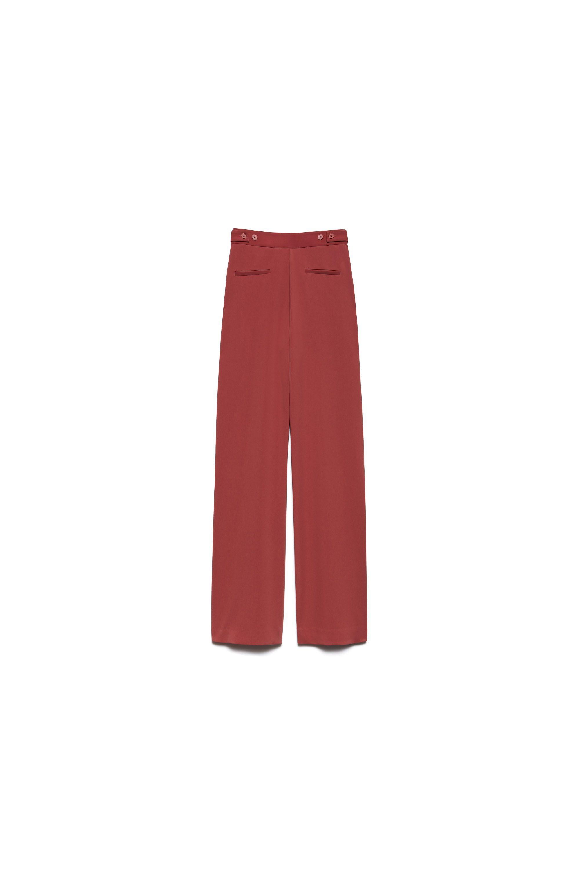 Aniye By pantaloni palazzo Bella con pinces malva 185003 02478 ANIYE BY
