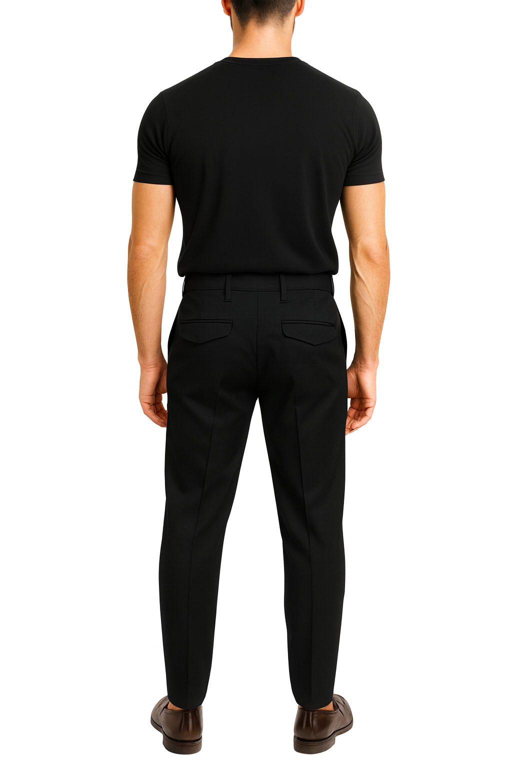 Le Braghe pantaloni uomo slim nero PT007-2546 NERO Le Braghe
