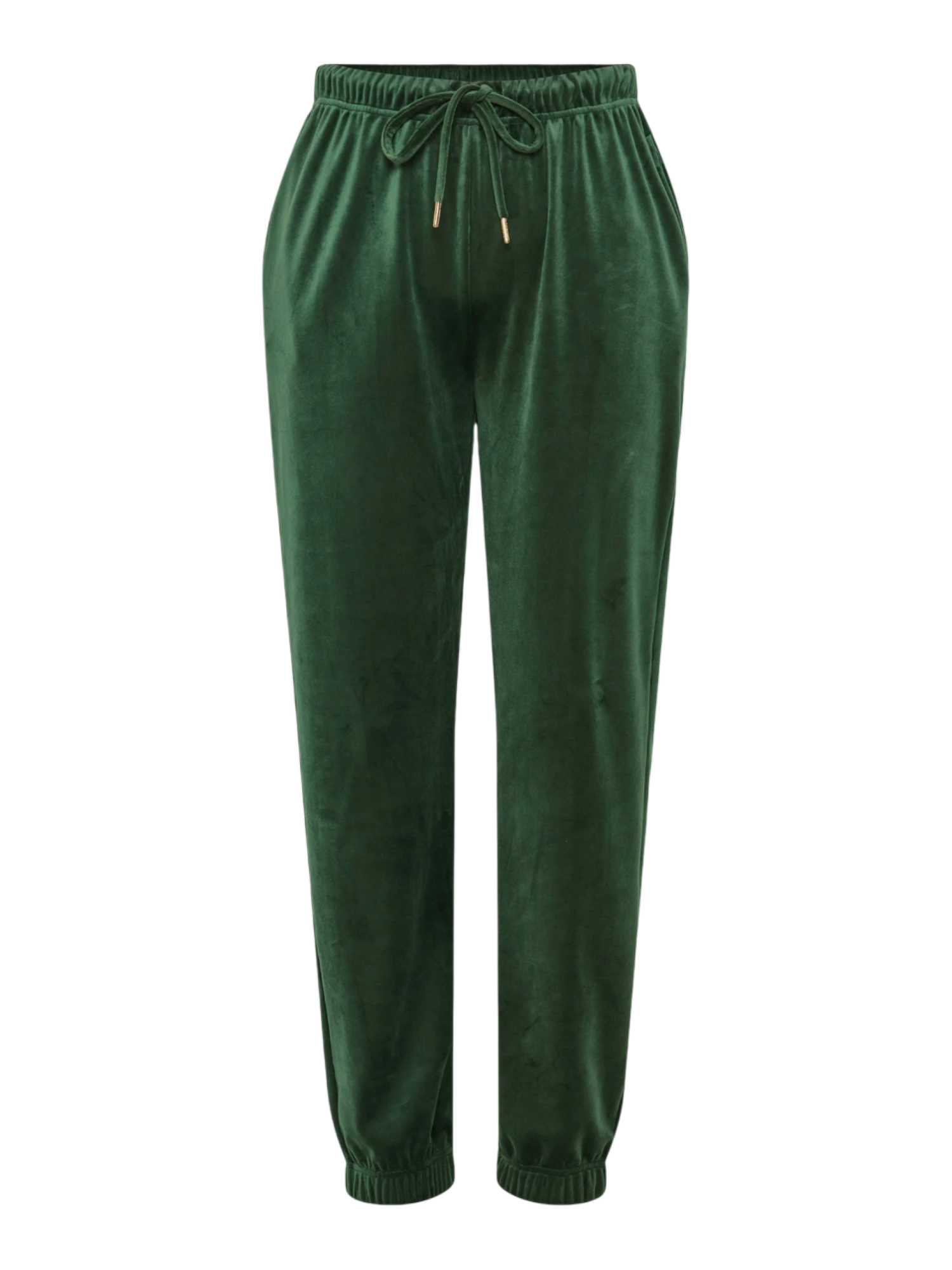 Pieces pantaloni joggesr in velluto verde 17154432 TREKKING GREEN PIECES
