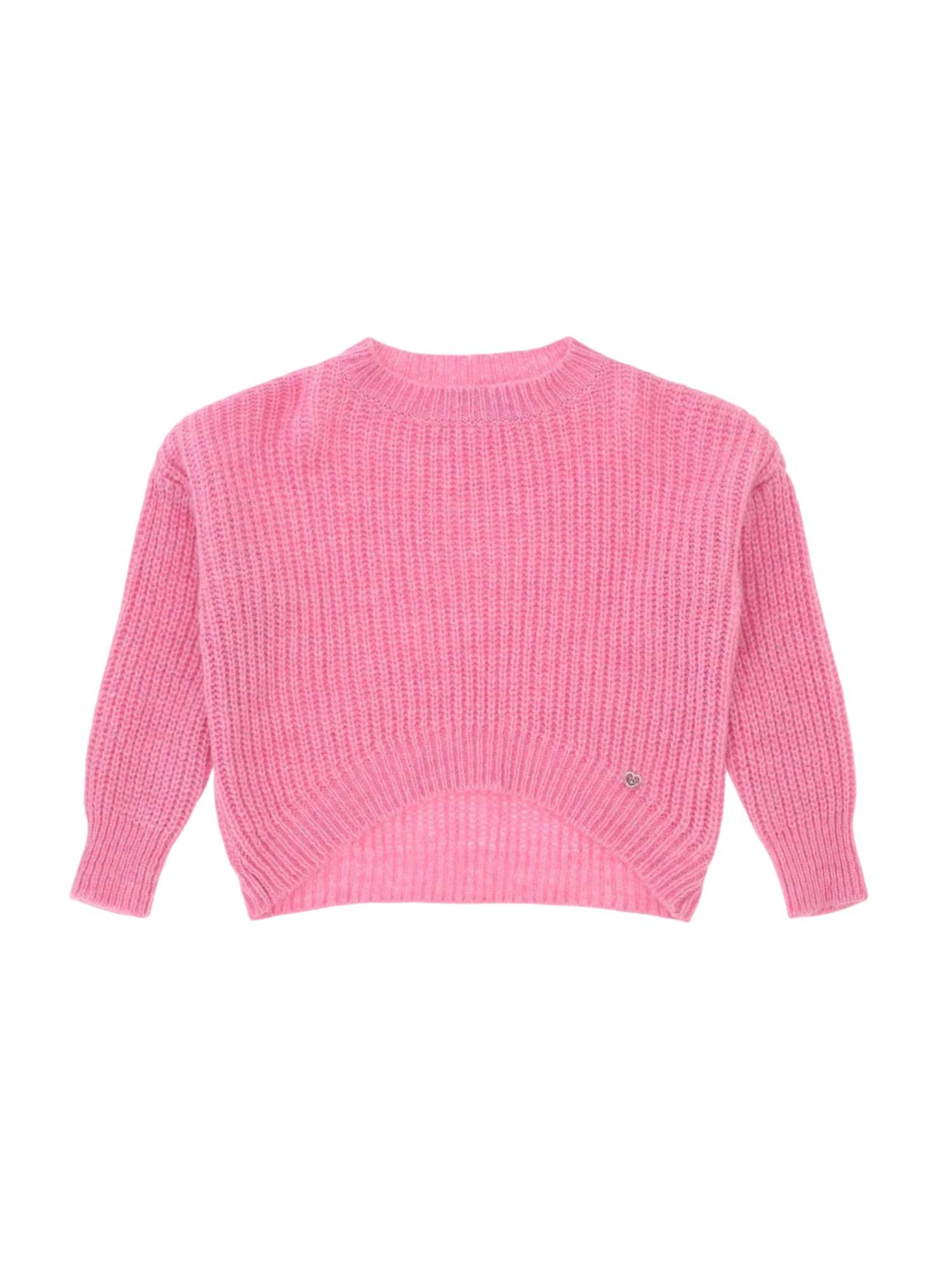 Please maglia bambina misto lana rosa NB46230G78 1371 PLEASE KID