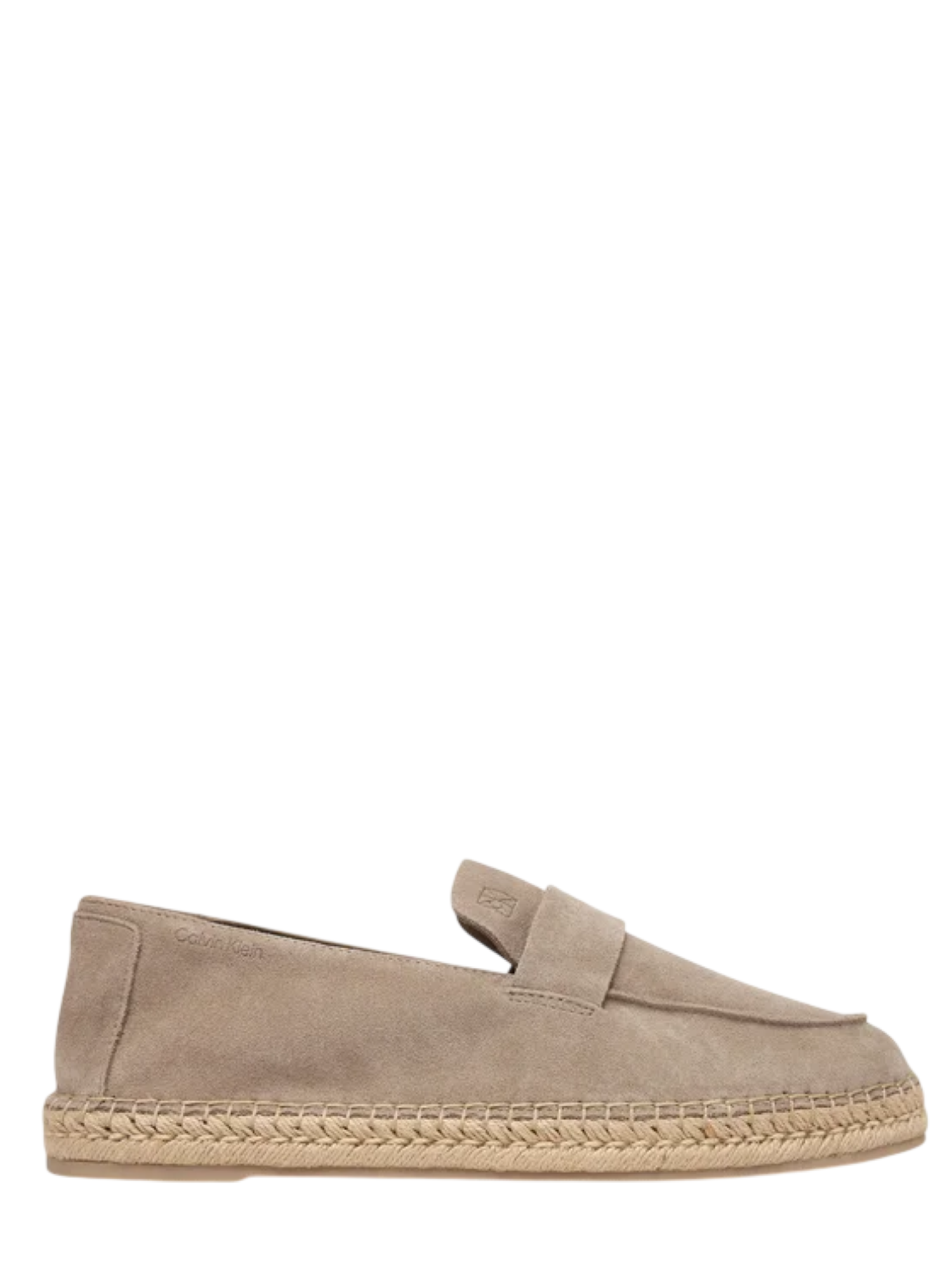 Calvin Klein espadrillas uomo in suede tortora HM0HM02072 PBO Calvin Klein Footwear