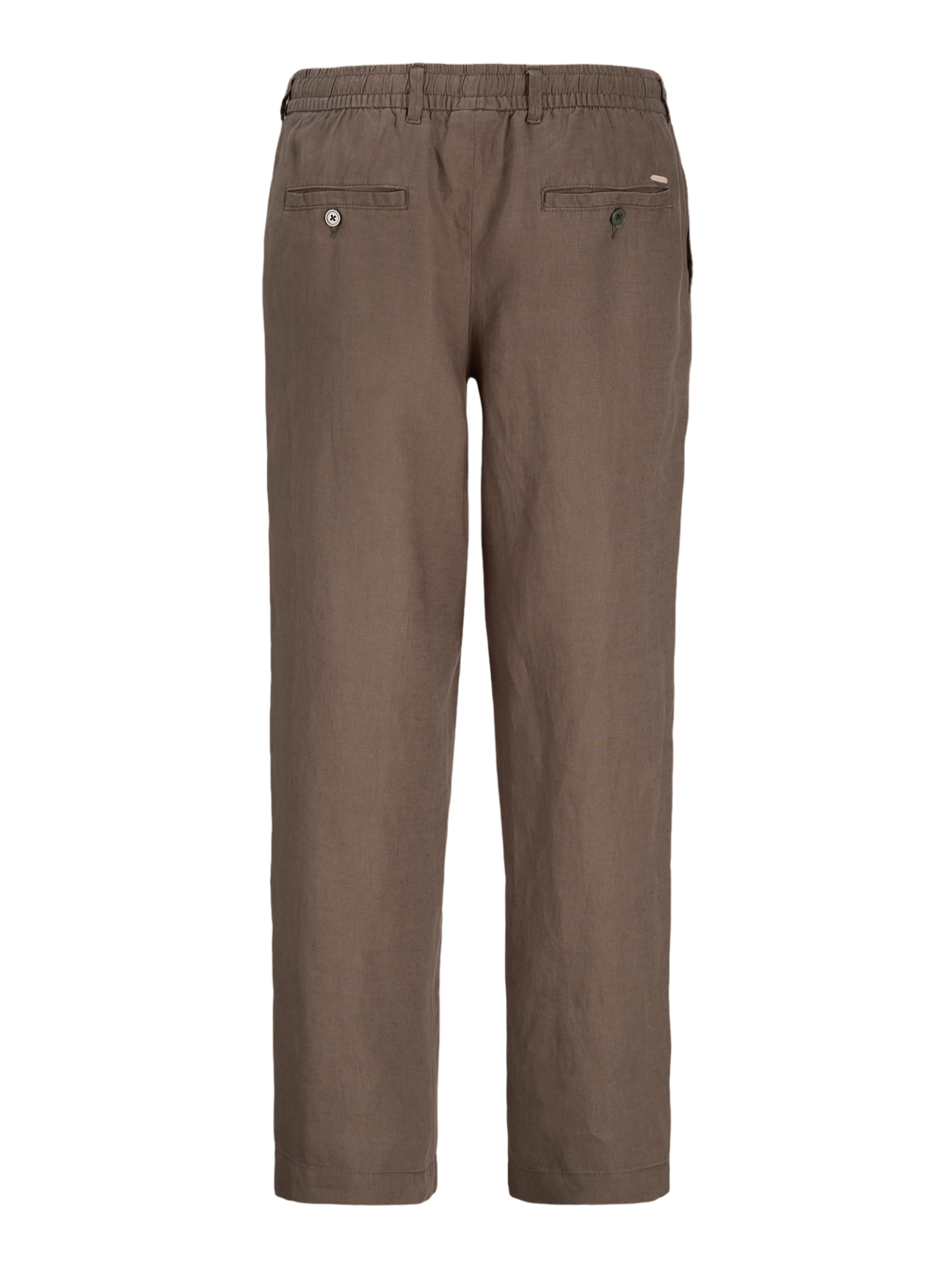 Jack&Jones pantaloni uomo in lino Loose fit tortora 12253120 MOREL JACK&JONES
