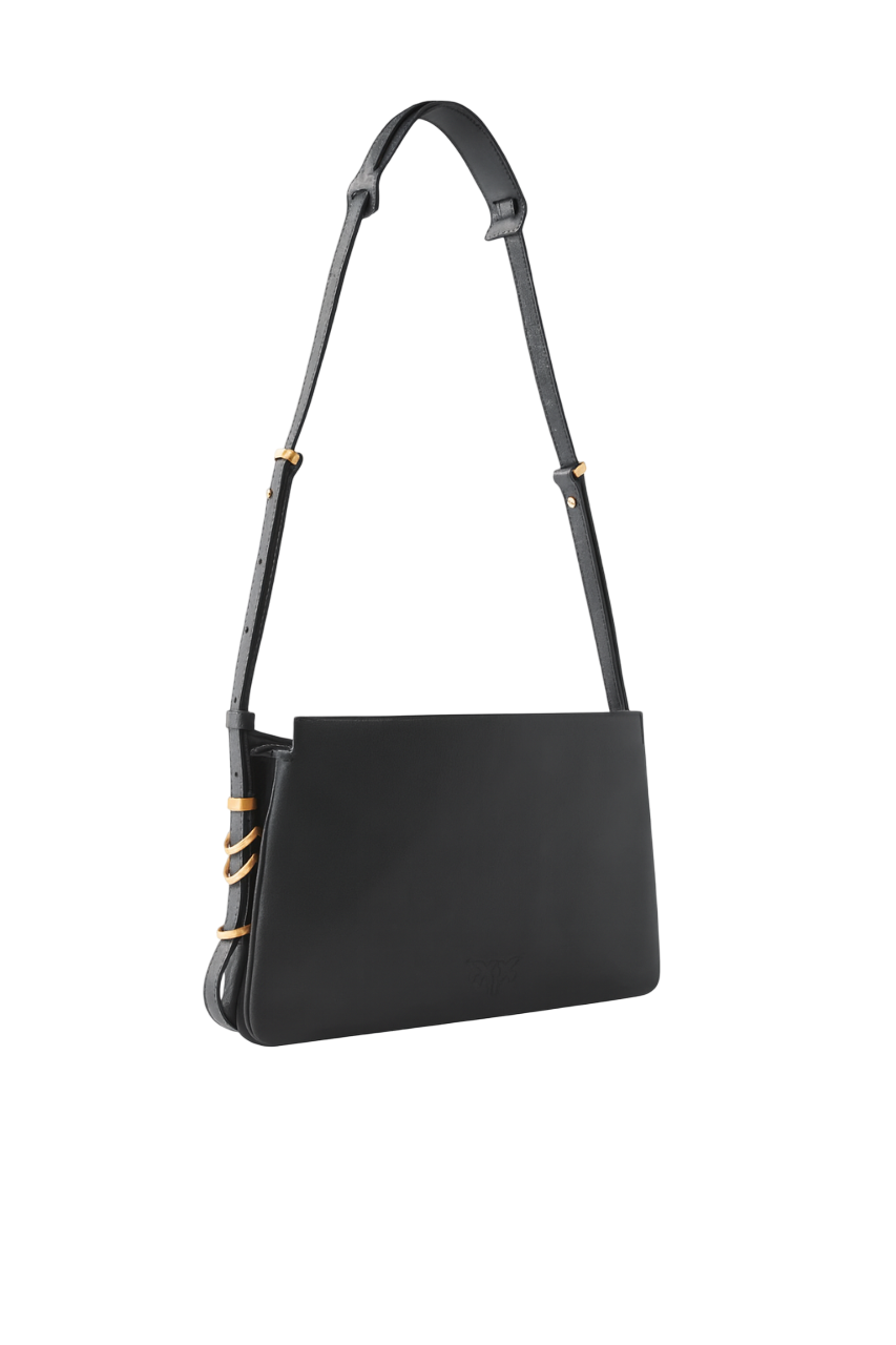 Pinko borsa a tracolla Triplet in pelle nero 105883-A0QO Z99Q PINKO