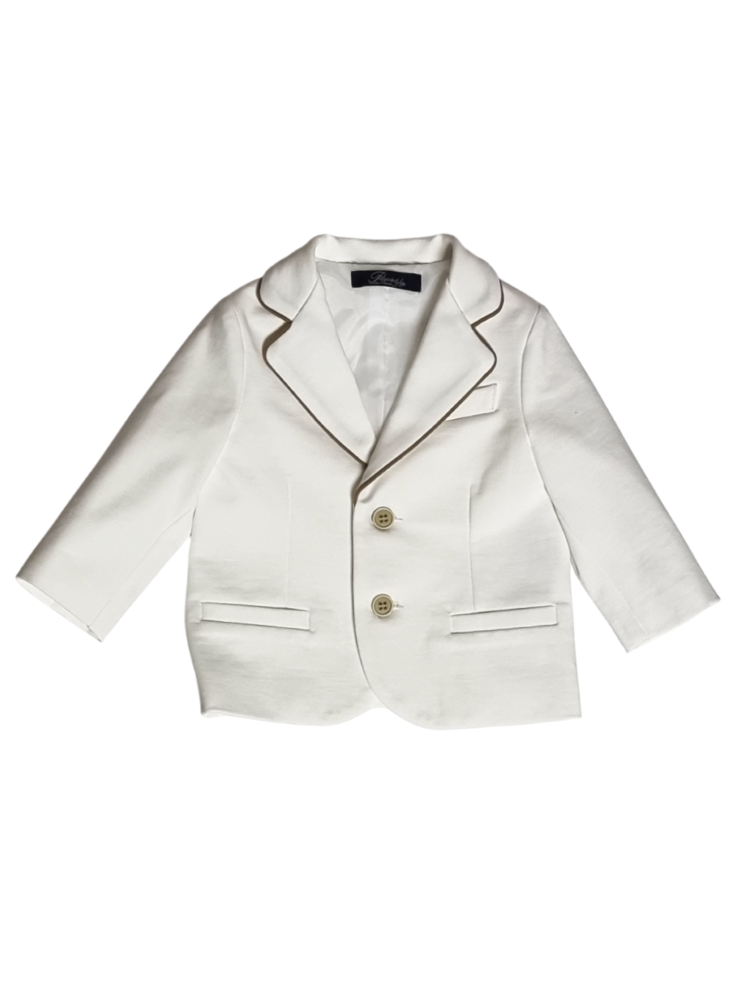 Pascal giacca monopetto neonato panna 24100G PANNA PASCAL KIDS