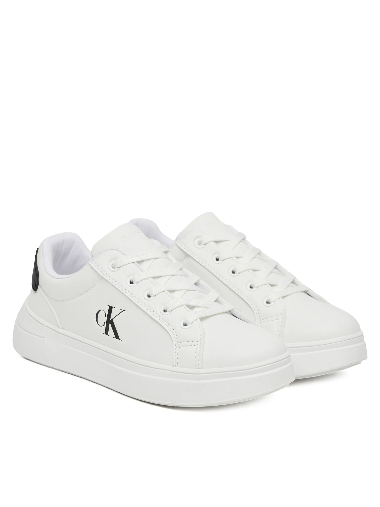 Calvin Klein Jeans sneakers bambino in ecopelle bianco V3X9-83300-1355 X002 Calvin Klein Footwear