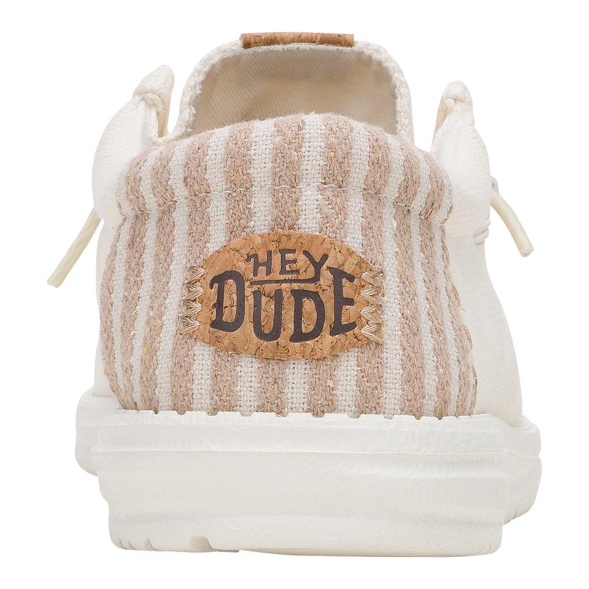 Hey Dude mocassini Wally Resort misto lino panna 43094 94S HEY DUDE
