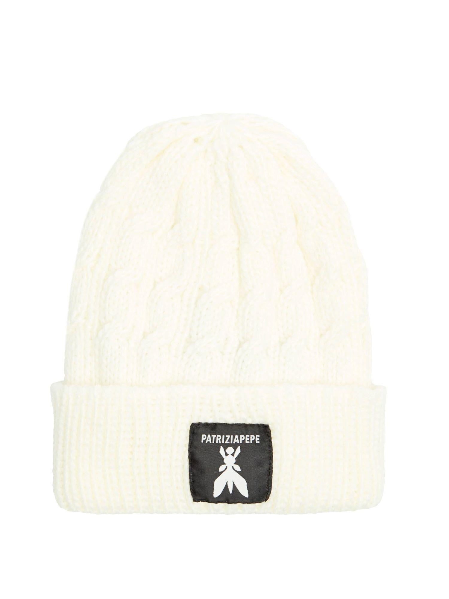 Patrizia Pepe cappello in maglia bambina panna 7F0018-K217 W146 PATRIZIA PEPE