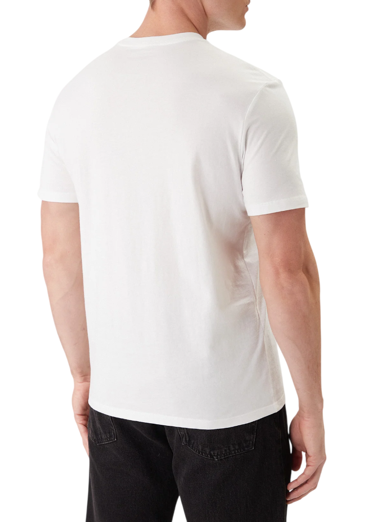 Calvin Klein Jeans T-shirt manica corta con logo uomo bianco LV04RB866G YAF Calvin Klein Jeans