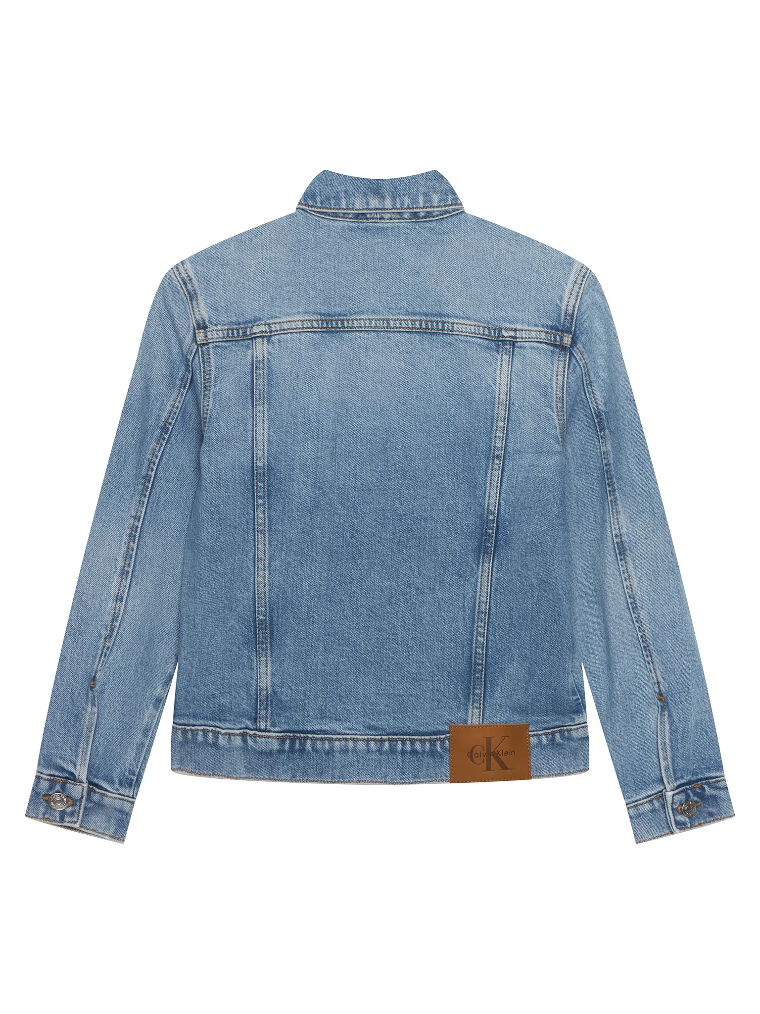 Calvin Klein Jeans giubbino in denim bambino lavaggio blu IU0IU00726 1A4 Calvin Klein Jeans