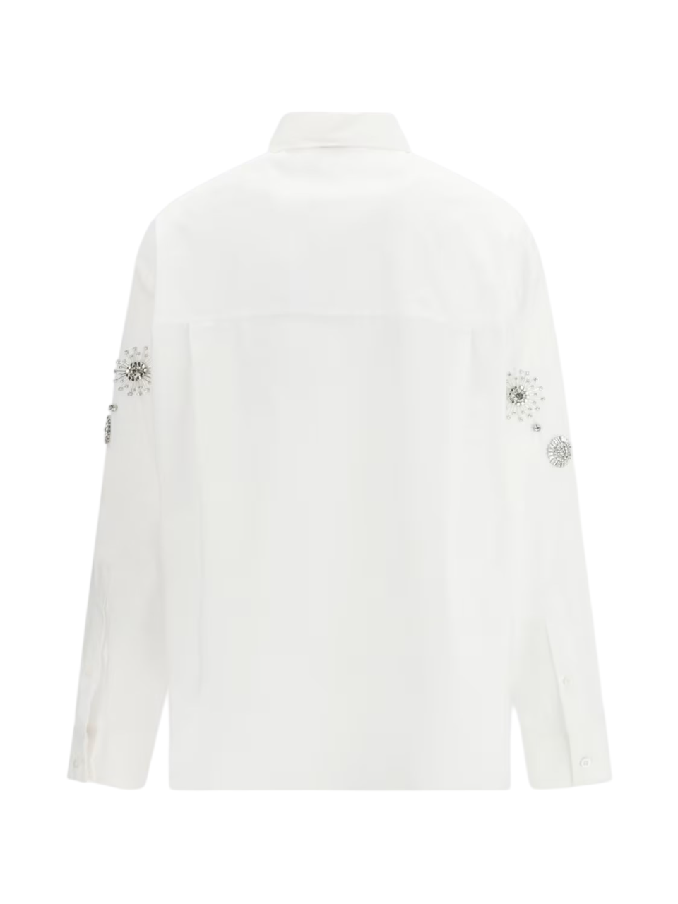 Pinko camicia Carley con ricami gioiello bianco 106225-A31W Z04 PINKO