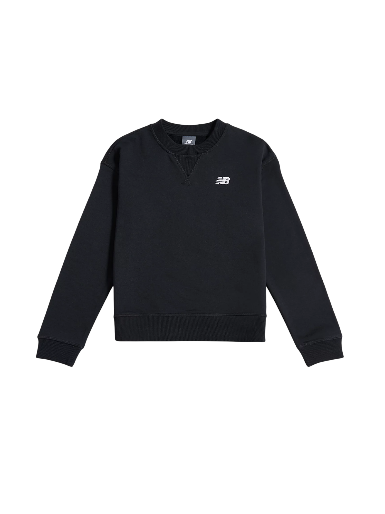 New Balance felpa bambina con logo ricamato nero LAKG0055 BK NEW BALANCE