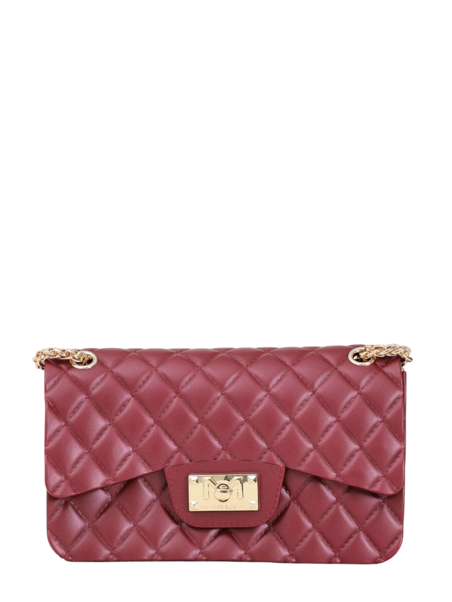 Marc Ellis borsa a spalla Flat Falcon S rosso FLAT FALCON S RED DAHLIA-LIGHT GOLD MARC ELLIS