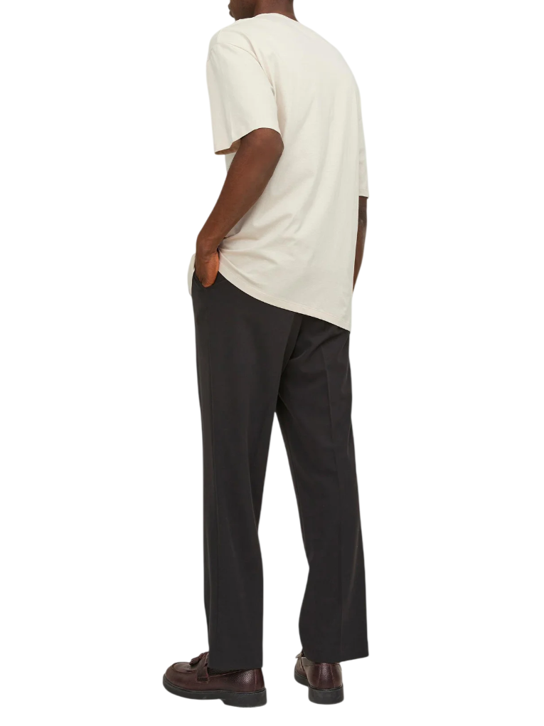 Jack&Jones T-shirt basic uomo in cotone ecrù 12249319 MOONBEAM JACK&JONES