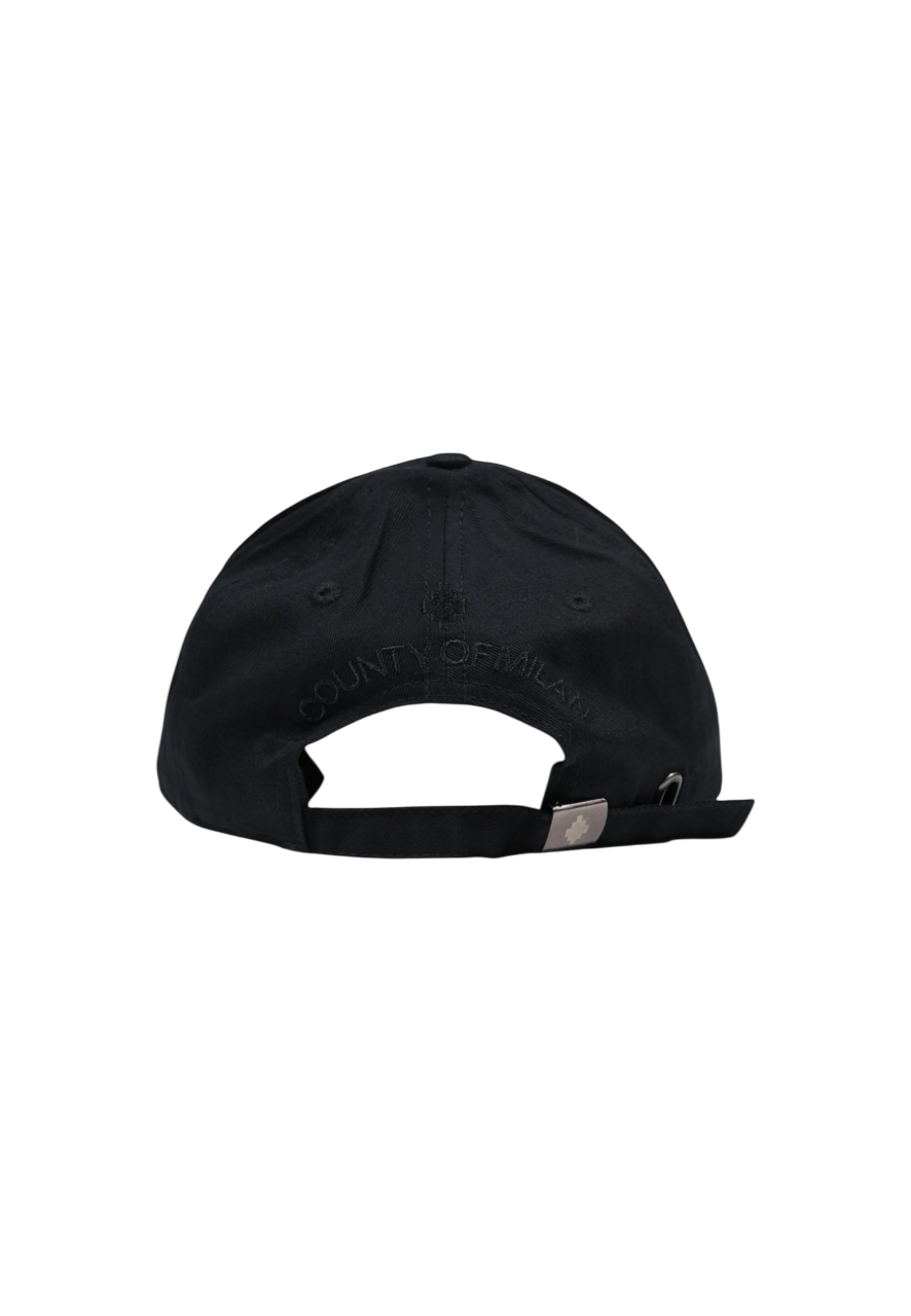 County of Milan cappello con visiera uomo stampa iconica nero COMAS260487 BLACK-ROYAL WINGS COUNTY OF MILAN