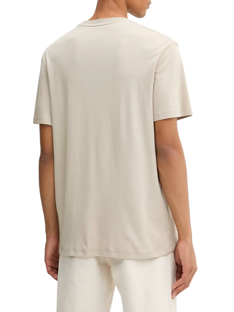 Calvin Klein T-shirt manica corta in cotone Pima beige LV04LB275G NSU Calvin Klein