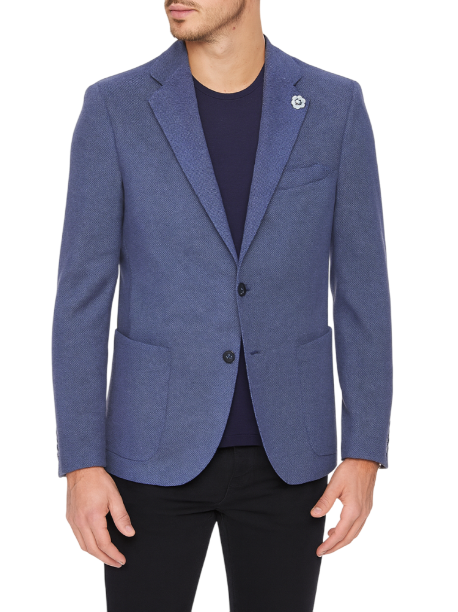 Le Braghe giacca blazer monopetto indaco G525-2540 INDACO Le Braghe