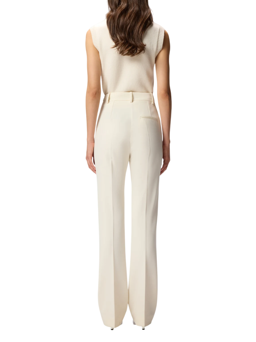 Pinko pantaloni flare donna Pita panna 105671-A2QV Z00 PINKO