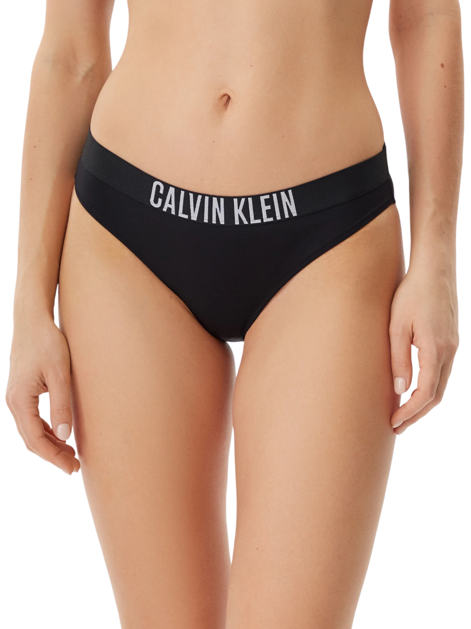 Calvin Klein slip mare con fascia logata nero KW0KW02856 BEH Calvin Klein Beachwear