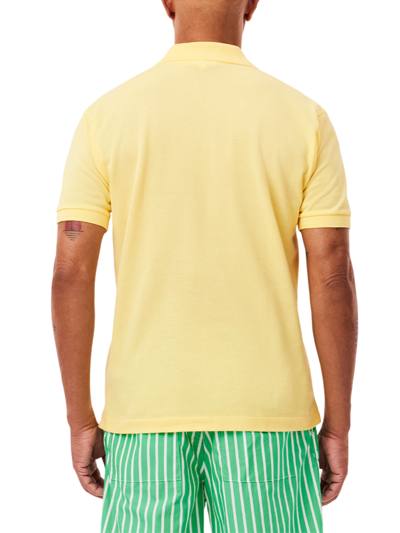 Lacoste polo manica corta 12.12 in piquè giallo 1212 107 LACOSTE