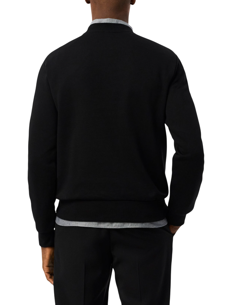 Lacoste felpa uomo in pile nero SH9608 031 LACOSTE