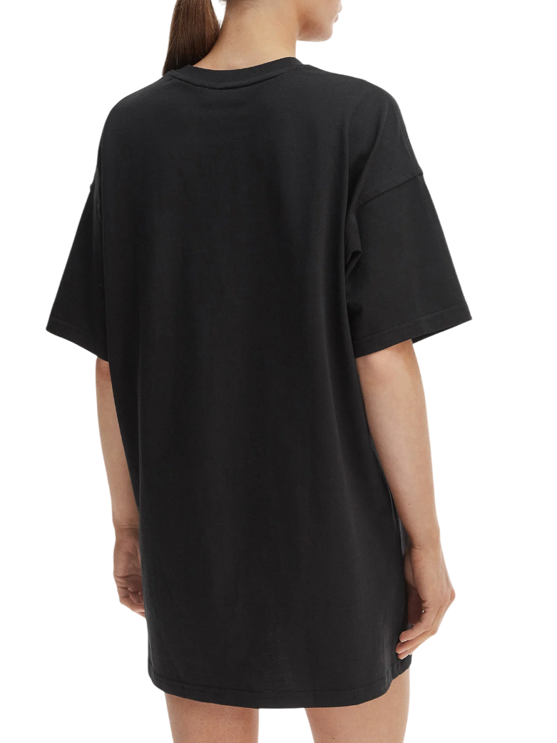 Calvin Klein Jeans abito corto in jersey manica corta nero LV047F228G UB1 Calvin Klein Jeans