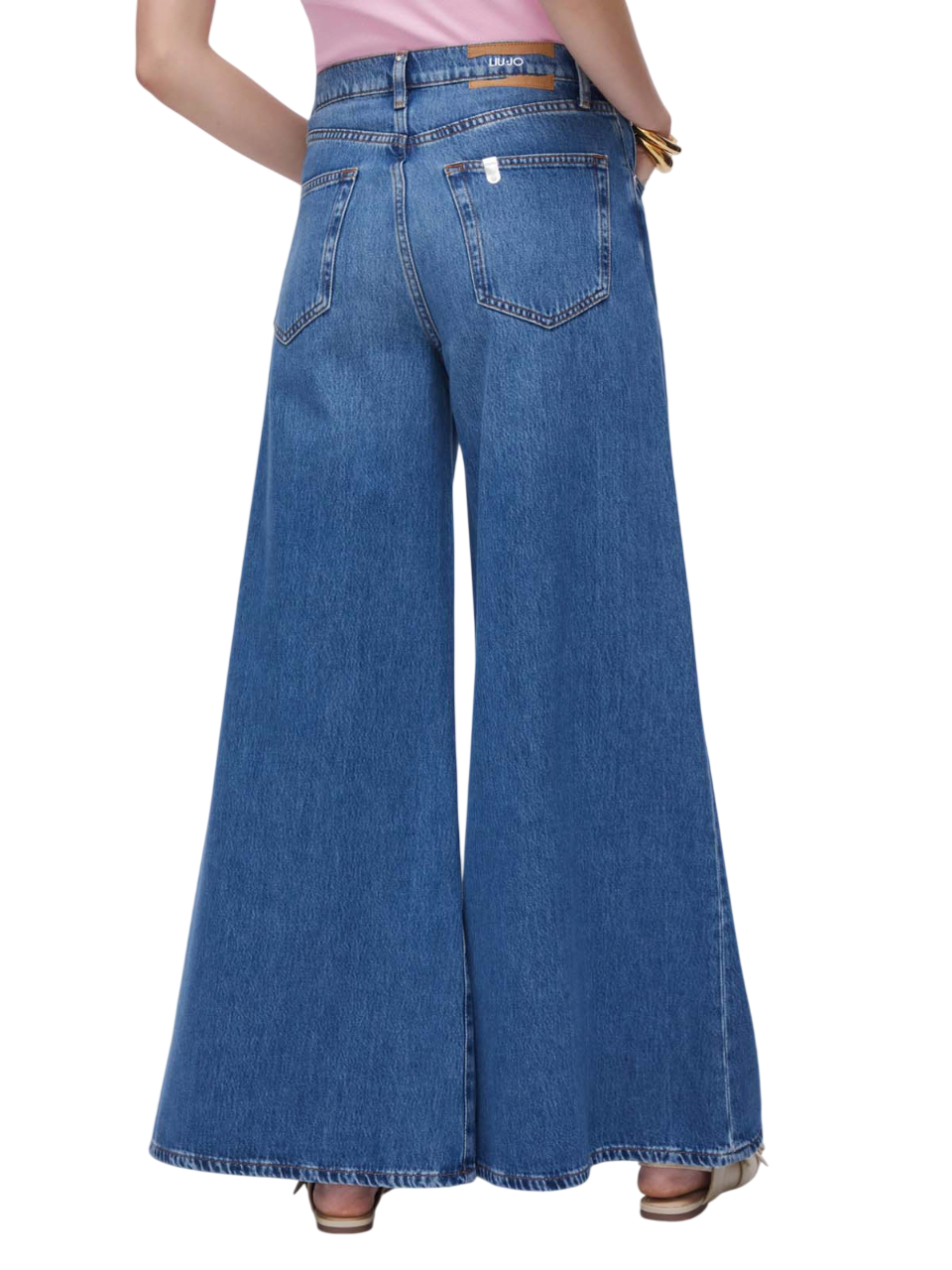 Liu Jo jeans super flare vita alta lavaggio blu UA6217D0319 79010 LIU JO