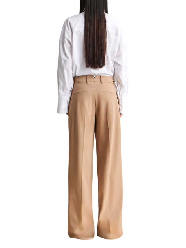 Aniye By pantaloni Baggy Linda con pinces beige 181176 01086 ANIYE BY
