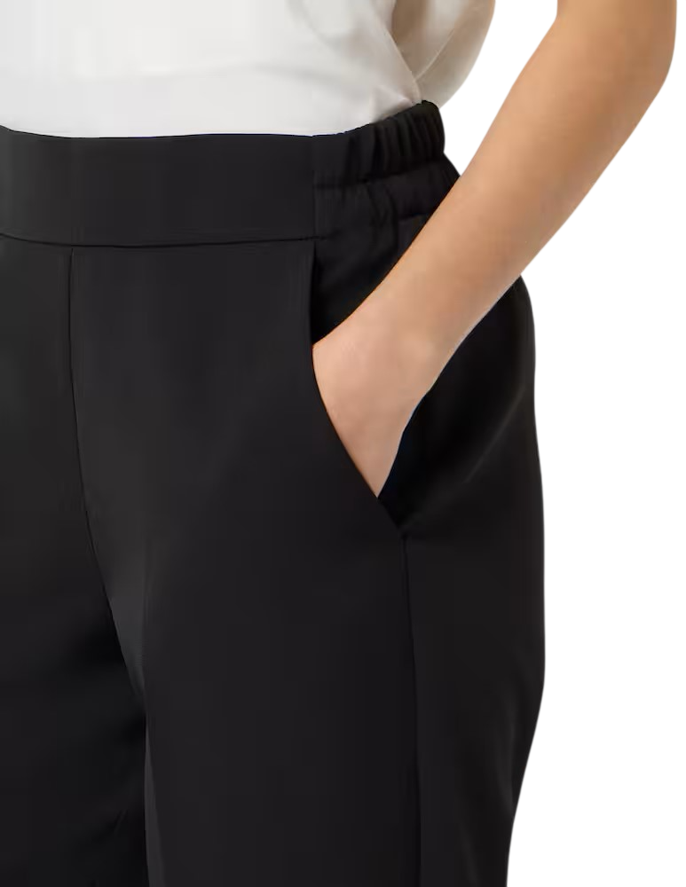 Sandro Ferrone pantaloni donna Furfantello crop nero S39XBFFURFANTELLOTEC NERO Sandro FERRONE