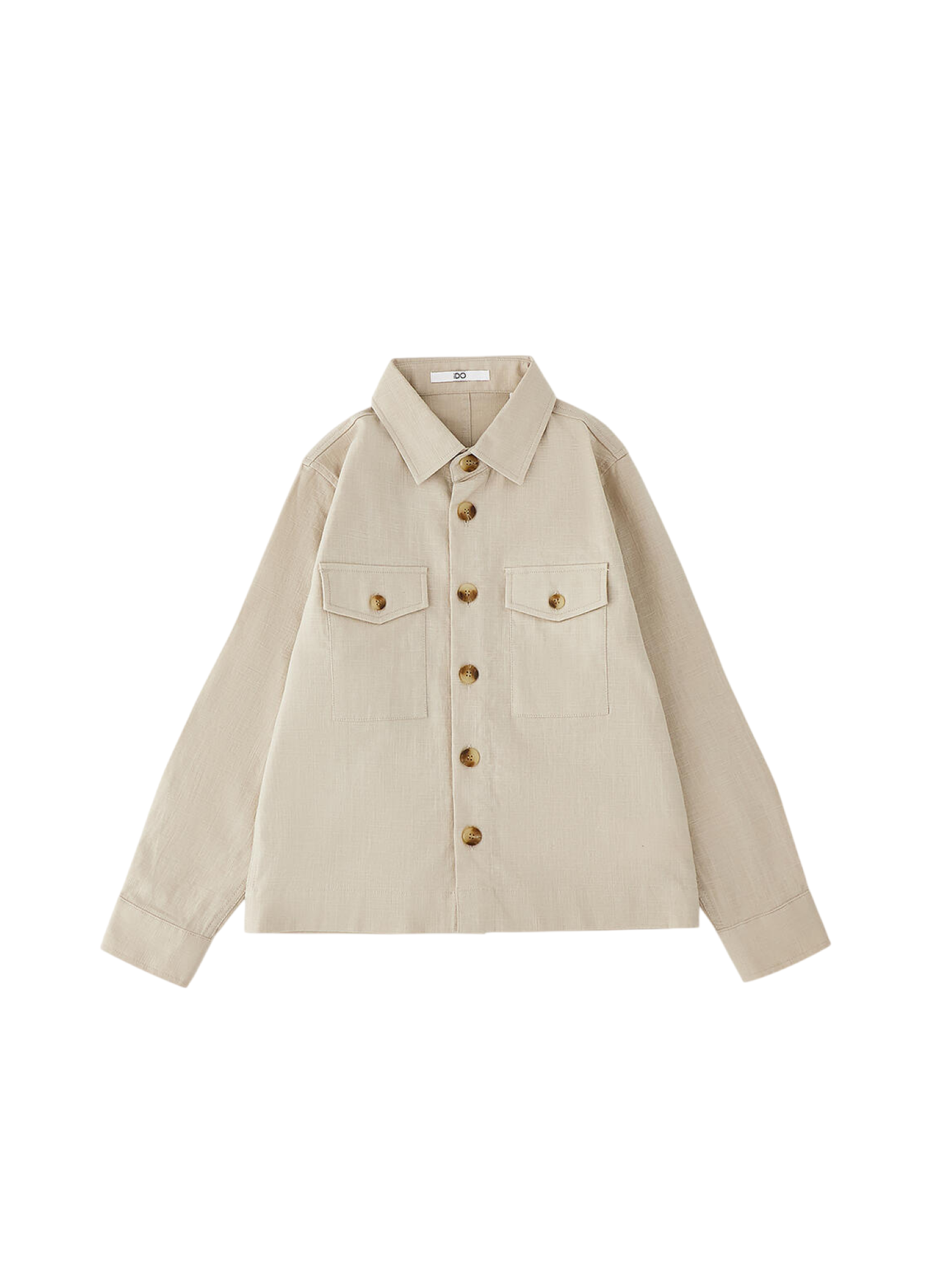 iDo camicia bambino misto lino beige 4G585 0436 iDO
