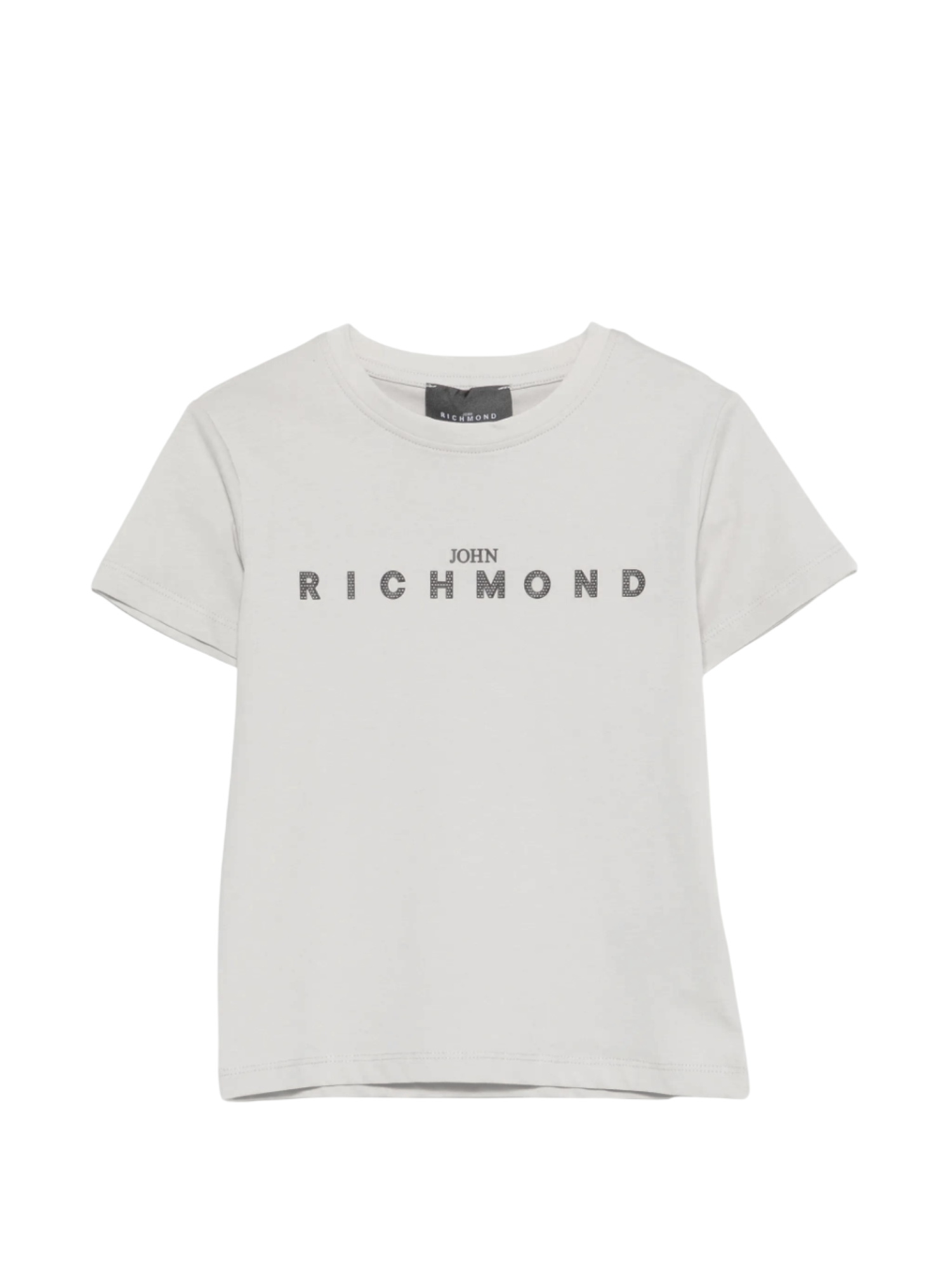 John Richmond T-shirt bambino manica corta con logo grigio RBP26008TS BLUE VAPOR John RICHMOND