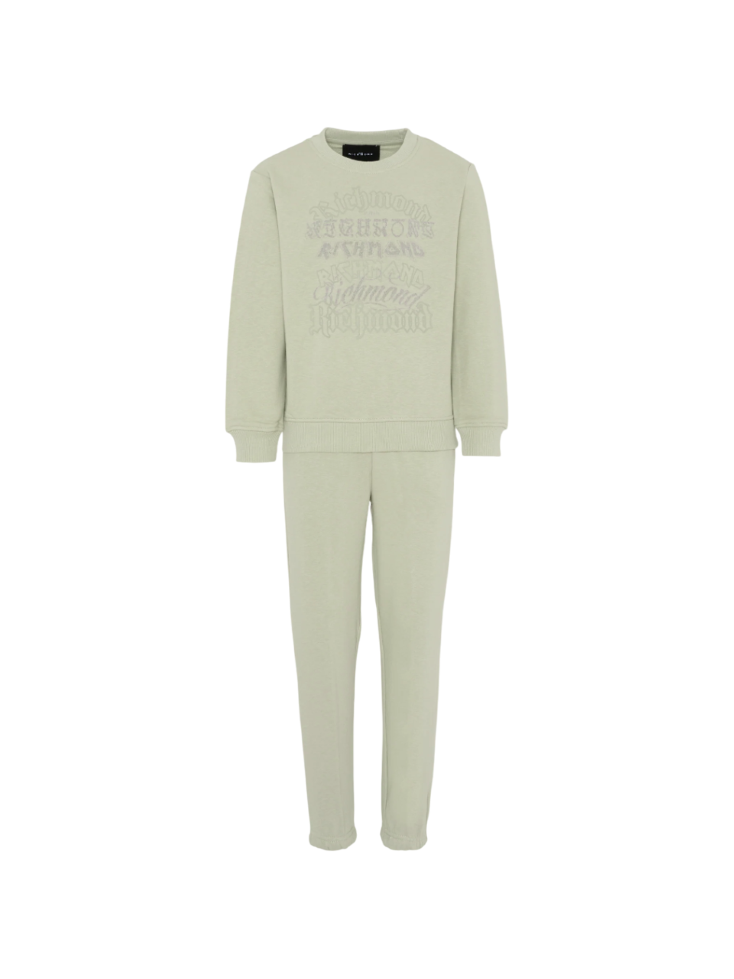 John Richmond tuta sportiva bambino con logo grigio RBA25201CF GREY AGATE John RICHMOND